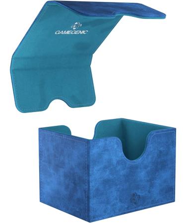Gamegenic Sidekick 100+ XL Convertible Deck Box - Blue | Sideloading Card Storage for 100 Double-Sleeved Cards | Removable Cover Clips | Extra Thick Inner Sleeves | GGS20092ML - Buy Online on SooperMarket.com