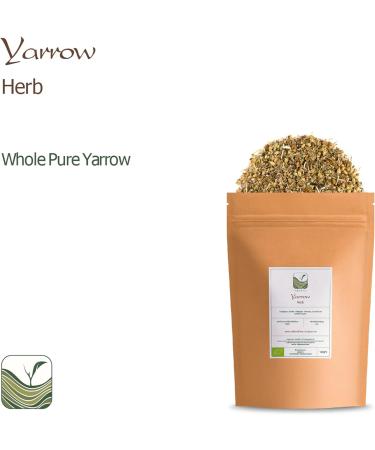 Yarrow Leaf and Flower Organic - Dried Achillea Millefolium Tea - Yarrow Tea Organic Dried Yarrow Flowers Yarrow Flower Tea - Buy Online on SooperMarket.com
