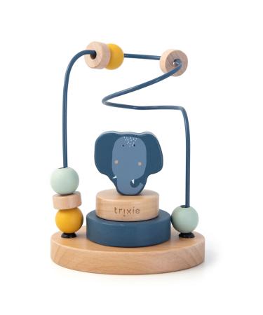 Trixie Wooden Motor Skills Loop Elephant - Mrs. Elephant blue Mrs Elephant / Elephant