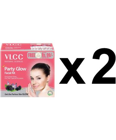Buy VLCC Party Glow Facial Kit (60gm) - Brighten Your Skin for Any Occasion | Shop Internationally - Buy Online on SooperMarket.com