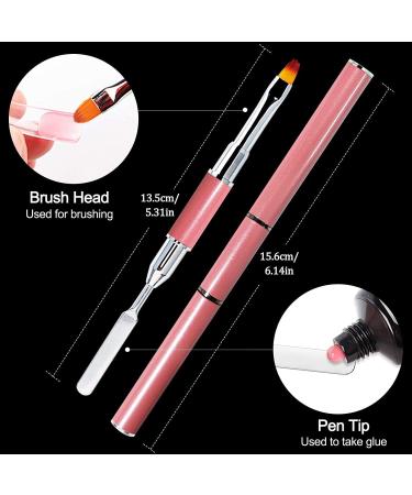 Kalolary Dual Nail Forms Set - 120Pcs Gel Nail Extension Mold Tips Nail Art Stickers Dual-Ended Brush Nail File & Clips for Acrylic Square Extensions - Perfect for Nail Art Enthusiasts - Buy Online on SooperMarket.com