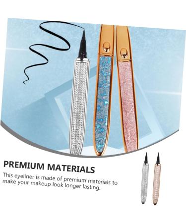 Mikinona Liquid Eye Liner 2pcs Diamond Eyeliner Elf Eyeliner Liquid Liner Pen Diamond Kits Makeup Pens Make up Cosmetics 1 count (Pack of 1) Assorted Color - Buy Online on SooperMarket.com