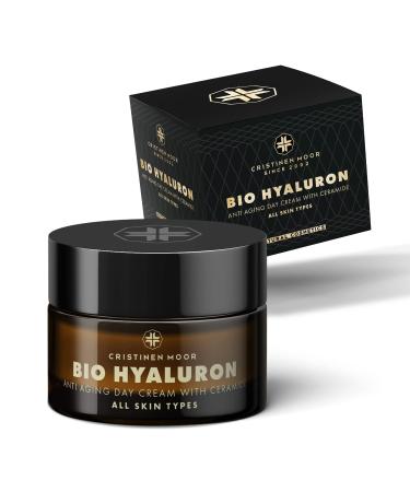 Face Cream With Ceramides Hyaluronic Acid & Iceland Moss Extract 50ml Certified Organic Day & Night Cream For Men & Women Anti Aging & Anti Wrinkle All Skin Types