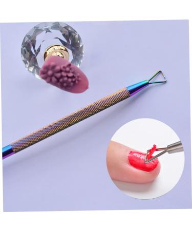 Mikinona Cuticle Pusher Barber Station Organizer Orange Hair Bow Nail Gel Polish Nail Pusher Manicure Tools Pusher Gel Cuticle Trimmer Gel Polish Remover Portable Nail Polish Symphony - Buy Online on SooperMarket.com