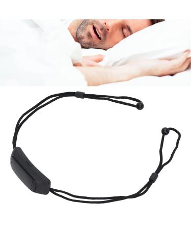 Rushbom Anti Snoring Device Vibration Pulse Smart Throat Snoring Device to Massage Hypoglossal Nerve Muscle Groups Improve Sleeping Snoring Problem Solution Wearable Electric Prevent Snoring Device