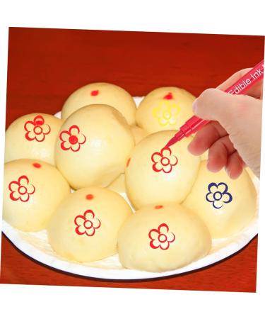 OFFSCH 6pcs Decor Cake Boxes Biscuits Cake Coloring Supplies Portable Edible Pens Cake DIY Pens Plastic - Buy Online on SooperMarket.com