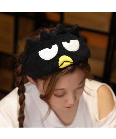 Kawaii Black Spa Headband for Women and Kids - Soft Face Wash and Makeup Headband for Skincare and Facials - Buy Online on SooperMarket.com