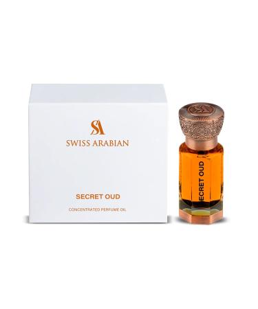 Swiss Arabian Secret Oud - Luxury Products From Dubai - Long Lasting And Addictive Personal Perfume Oil Fragrance - Seductive Signature Aroma - 0.4 Oz - Buy Online on SooperMarket.com