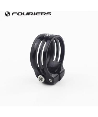 Fouriers CNC Alloy Seatpost Clamp 31.8mm/34.9mm Black - Waterproof & Superlight - Buy Online on SooperMarket.com