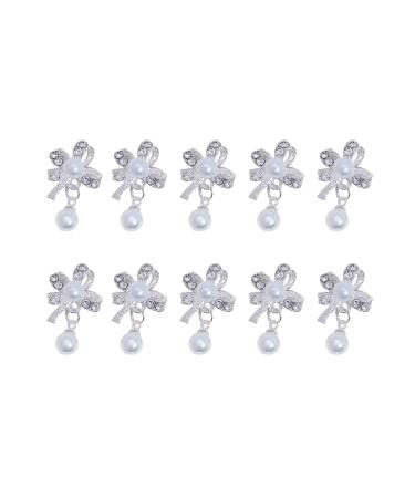 Worparsen Nail Jewelry Pendant Style Nail Art Decor DIY Manicures Gadget High Durability for Salon 1 Bag B