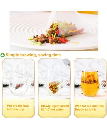 Plant Gift Bamboo Leaf Chrysanthemum Cassia Seed Tea Bag 8.81oz (5g*50bags) Osmanthus Chinese Pure Natural Health Care Mixed Tea Combination of Floral Tea 250g 1UK-GE049 - Buy Online on SooperMarket.com