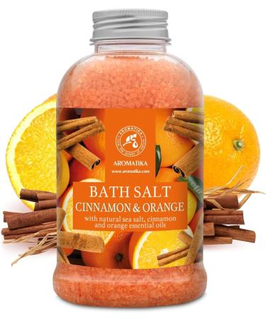 Buy Cinnamon-Orange Bath Salt 21.16 Oz (600g) - Natural Aromatherapy Soak for Relaxation | Body Care & Beauty - Buy Online on SooperMarket.com