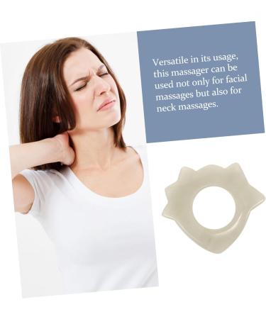 PLAFOPE Jade Scraping Instrument Gua Sha Stone The Tools Face Tool Skincare Essentials Massager Thumb - Buy Online on SooperMarket.com