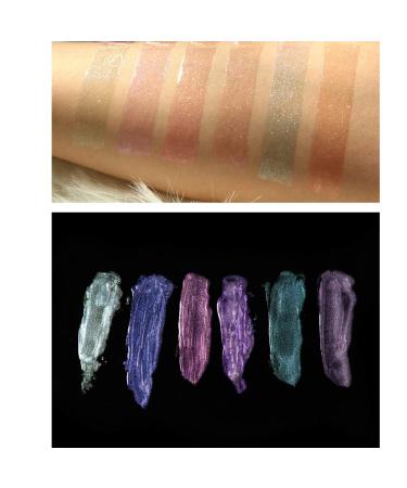 COOSA Glitter Liquid Lipsticks Set - 6 Color Diamond Shimmer Metallic Lipstick Kit - Buy Online on SooperMarket.com