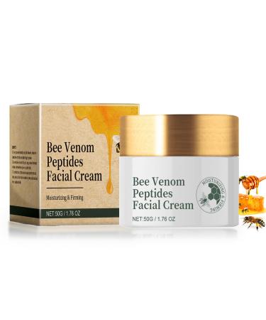 Bee Venom Cream New Zealand Bee Venom Moisturiser Bee Venom Peptides Facial Cream with Coffea Arabica Seed Extract & Shea Oil Anti-Aging Hydrating Firming Natural Collagen Booster