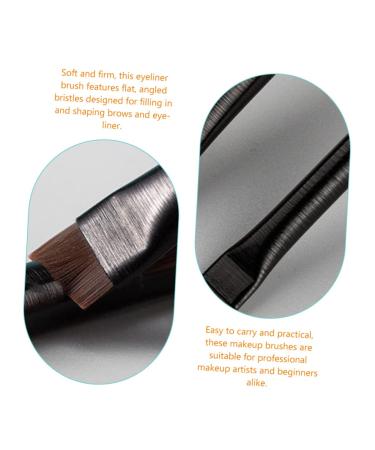 Balacoo Eyeliner Brush Set - 6 Multipurpose Makeup Brushes for Eyeliner & Eyebrows | Newborn Bevel Wood Toiletries - Buy Online on SooperMarket.com