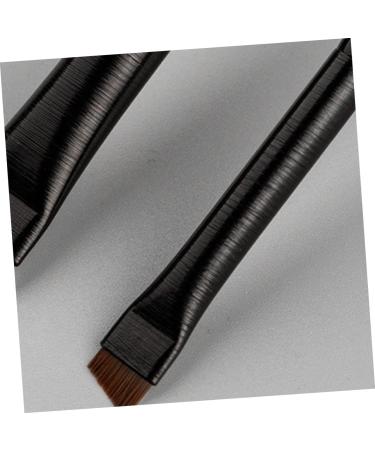 Baluue 12 Sets Eyeliner Brush Makeup Brush Ear Multi-function Eyebrow Brush Wood Black - Buy Online on SooperMarket.com