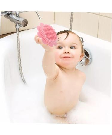 Infant Scalp Bathing Brush Set - Safe Silicone Toddler Hair-Washing Tool - Buy Online on SooperMarket.com