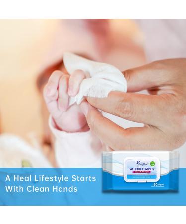 Beautifier Life 75% Alcohol Hand Sanitizer Wet Wipes with Aloe & Vitamin E - 200 Count for Men, Women & Kids - Buy Online on SooperMarket.com