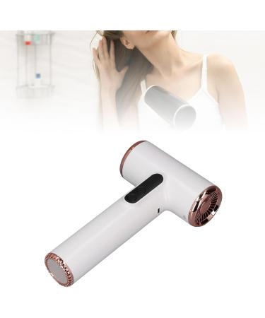 Cordless Hair Dryer 200W Blow Dryer USB Rechargeable Small Hair Blow Dryer Fast Drying Blow Dryer with Nozzle for Camping Beaches Home Travel 15000mAh (US) - Buy Online on SooperMarket.com