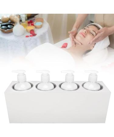 Massage Oil Lotion Warmer - Fast Heating 9 Speed Adjustable & Detachable - 4 Bottles for Perfect Relaxation | International Shipping Available - Buy Online on SooperMarket.com