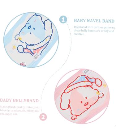 Healifty 2pcs Baby Cotton Umbilical Cord Newborn Belly Belts - Baby Essentials for Care - Buy Online on SooperMarket.com