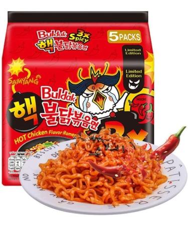 Samyang Buldak Hot Chicken Ramen 3x Spicy Flavour 140g Halal (Pack of 20) by CNMART - Buy Online on SooperMarket.com