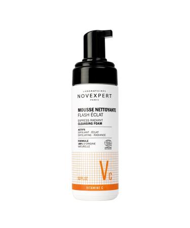 Express Radiant Facial Cleanser for Women - Multifunctional Deep Cleansing Foaming Face Wash - Vitamin C Face Wash and Makeup Remover - Natural Organic Vegan Skincare - 5 oz 5 Fl Oz (Pack of 1)