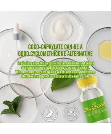 COCO-CAPRYLATE Liquid 100g - Emollient for DIY Skin Body & Hair Care | Perfect for Shower Products & Shampoos - International Shipping Available - Buy Online on SooperMarket.com