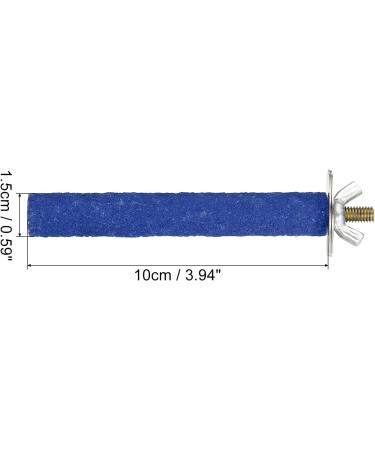 Patikil 0.6x3.9 Vogel Paw Bird Wood Bars Stand - Cage Accessories for Small Birds Parrots & Lovebirds - Blue - Buy Online on SooperMarket.com