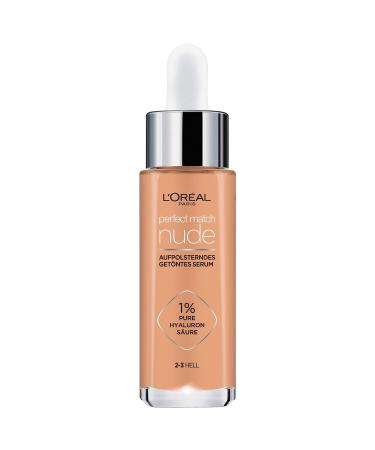 L'Or al Paris tinted serum nourishing liquid foundation with hyaluronic acid Perfect Match Tinted Serum No. 2-3 Hell 1 x 30 ml 30 ml (1 Pack) 2-3 light