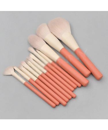 Buy DFHBFG 12 Piece Wood Handle Makeup Brush Set Perfect for Concealer Eye Shadow Blush & Powder | International Shipping Available - Buy Online on SooperMarket.com