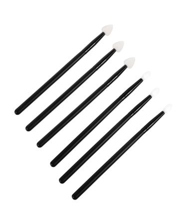 NOLITOY 6pcs Lip Brush Eye Shadow Brush Eye Makeup Silicone Lip Scrubber Lipstick Applicator Cosmetic Lipstick Brush Cosmetic Lip Mask Brush Travel Concealer Makeup Set Plastic