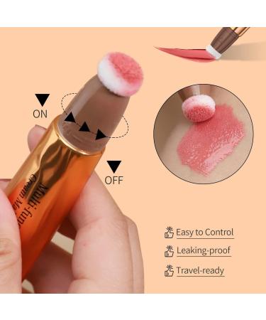 Ofanyia Liquid Highlighters & Blush Contour Set - 3-Piece Fair to Medium with High Opacity Creamy Formula & Pillow Applicator - Buy Online on SooperMarket.com