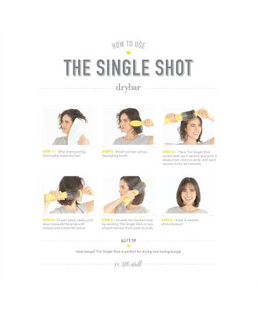 Drybar Single Shot Round Blow Dryer Brush - Style & Dry Hair in One Step (2.25 in) - Buy Online on SooperMarket.com