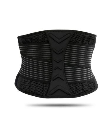 Oueyfer back bandage to relieve pain lower back area in herniated disc.Back support belts for women and men.Breathable back bandage.Backrest belt