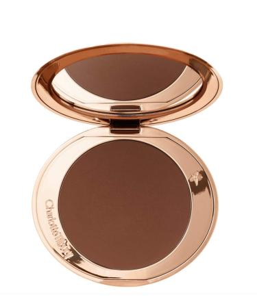 Charlotte Tilbury Airbrush Bronzer Matte Bronzing Filter Face and Body Pressed Powder Full Size 4 Deep