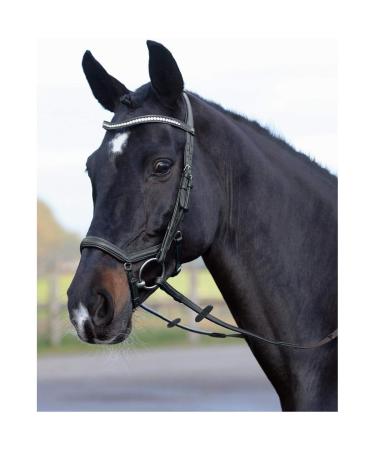 Busse bridle Emotion black/crystal pony