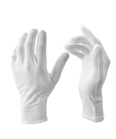 Buy Cotton Gloves - 6 Pairs Soft Moisturizing White Gloves for Men & Women - International Shipping Available - Buy Online on SooperMarket.com