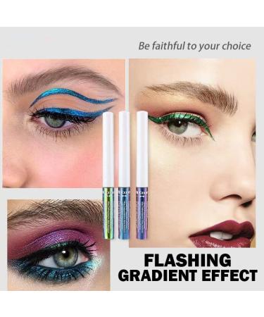 Chameleon Liquid Eyeshadow Set | 6 Metallic Glitter Shades | Long Lasting & Waterproof | Multichrome Makeup - Buy Online on SooperMarket.com