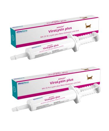 Almapharm astorin ViroLysin Plus for cats as a dietary supplement - double pack - 2 x 30g