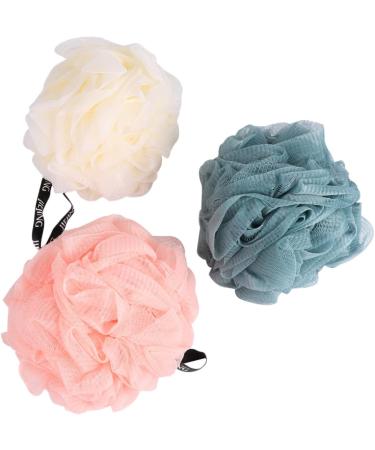NOLITOY 6 Pcs Natural Bath Sponge Set - Body Scrubber Loofa and Shower Pouf for Men - Eco-Friendly Sponges for a Luxurious Clean Experience - Buy Online on SooperMarket.com