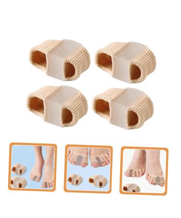 KALLORY 4pcs Toe Stretcher & Separator Set - Foot Protectors for Hammer Toe, Straightener Brace - Adjustable 6X3.2CM, Assorted Color - Buy Online on SooperMarket.com