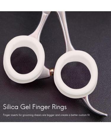 Dacvgog 50 Pieces Silicone Rings for Any Insert a Scissors Styling Tools Hair Cutting Accessories Mix Colours - Buy Online on SooperMarket.com
