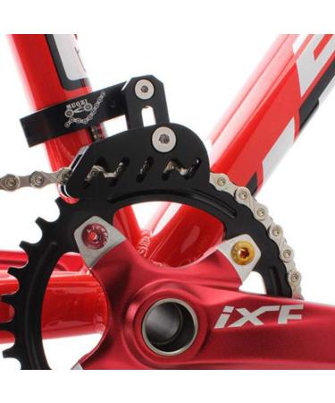 Bike Chain Guide MTB Bicycle Protector | Hollowed Design for Single Disc Sprocket | Smooth Driving | Black - Buy Online on SooperMarket.com