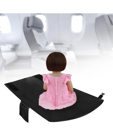 Colcolo Aircraft Footrest for Children | Toddler Aircraft Bed & Leg Support | Foldable & Compact Seat Cover | Travel Essential in Black - Buy Online on SooperMarket.com