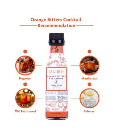 Bablouie Orange Bitters - 3.3oz Non-Alcoholic Craft Bitters with Distinct Citrus Notes for Classic Cocktails - Buy Online on SooperMarket.com
