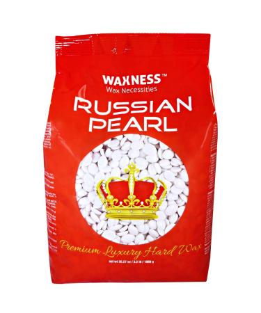Waxness Russian Pearl Hard Wax Beads 2.2 lb | Premium Polymer Blend Luxury Wax - Buy Online on SooperMarket.com