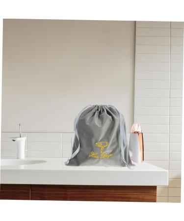 HAPINARY Travel Drawstring Bag Hair Tool Travel Bag Grey Fabric Bag for Hair Dryer - Buy Online on SooperMarket.com
