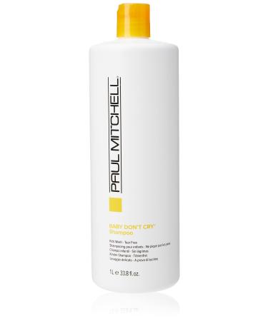 Paul Mitchell Baby Dont Cry Shampoo, Kids Wash, Tear Free, For All Hair Types 33.8 Ounce